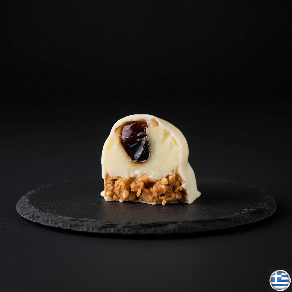 Praline Grecești cu Ciocolată cu Lapte și Gem 450Gr